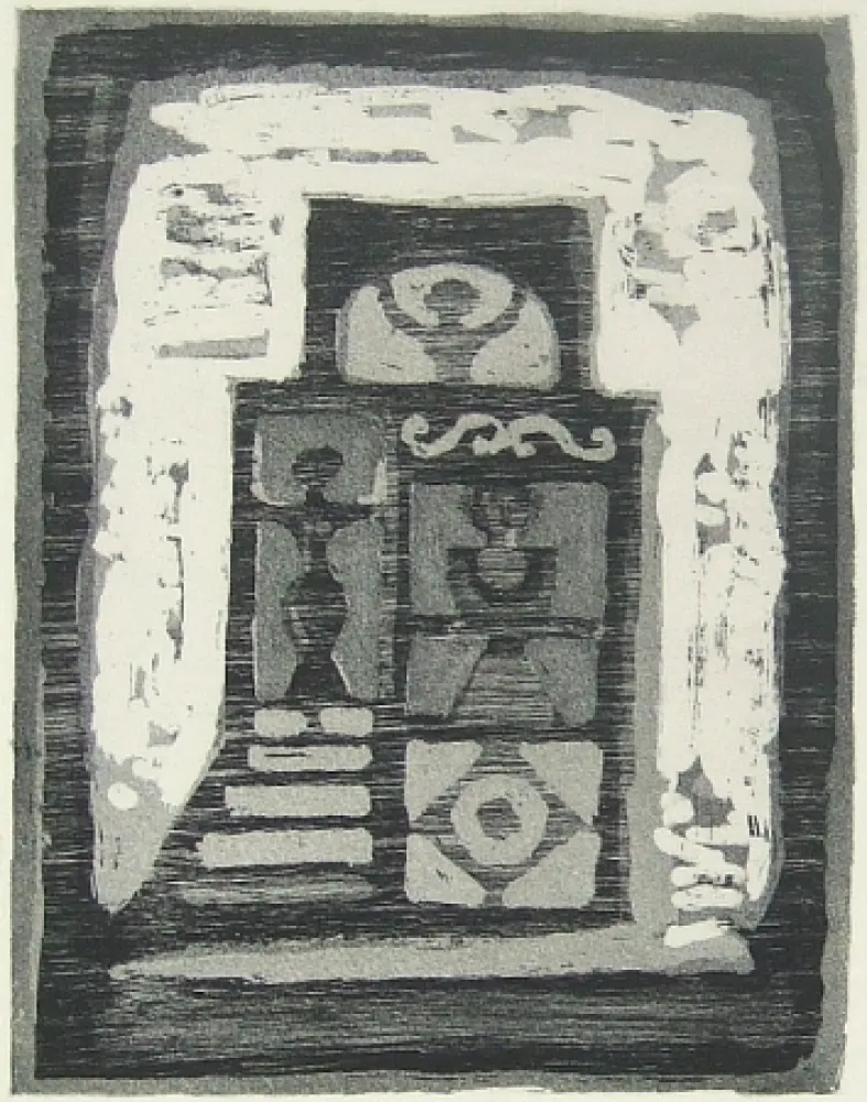 Etching Campigli - La casa delle donne