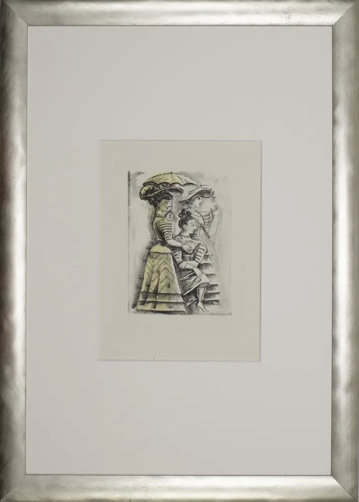Lithograph Campigli - Pasifae - Pasiphae