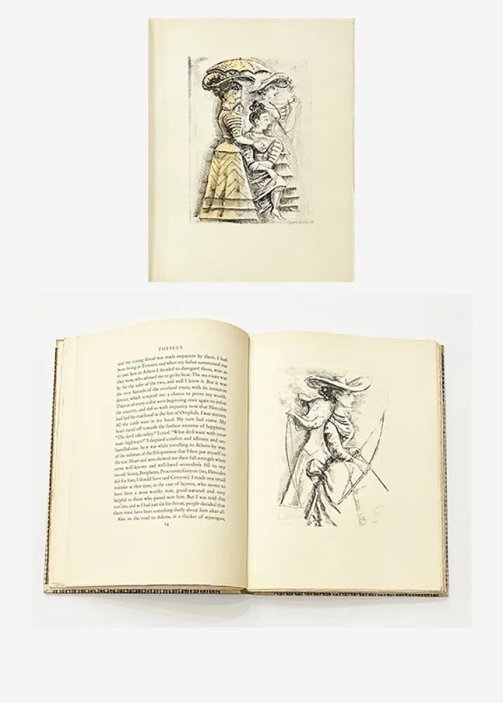 Illustrated Book Campigli - Theseus