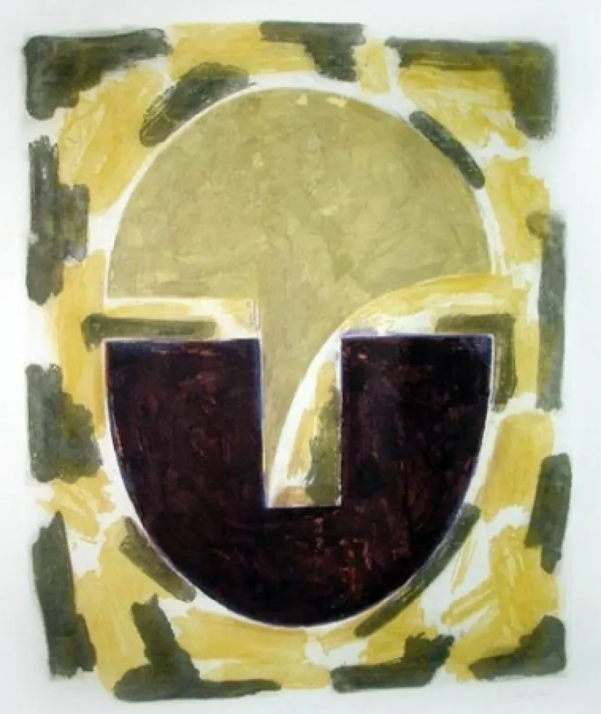 Engraving Canogar - Cabeza