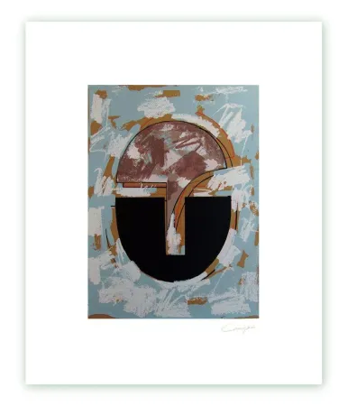 Etching Canogar - Cabeza