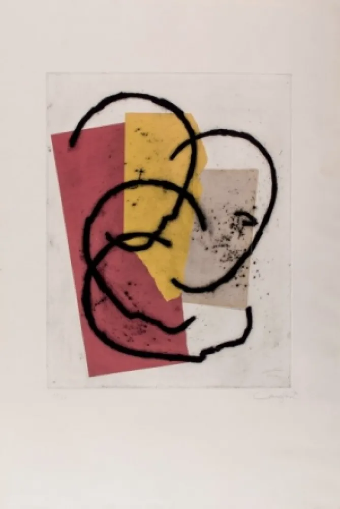 Etching Canogar - Composición