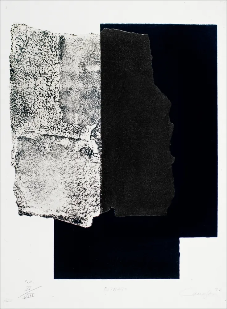 Screenprint Canogar - Estrato