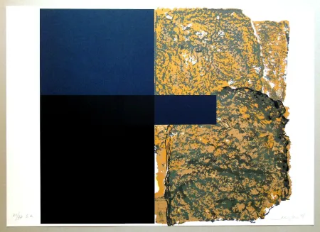 Screenprint Canogar - Hommage à Federico Garcia Lorca