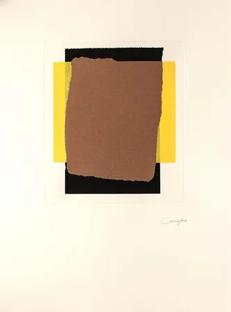 Etching Canogar - Medallón