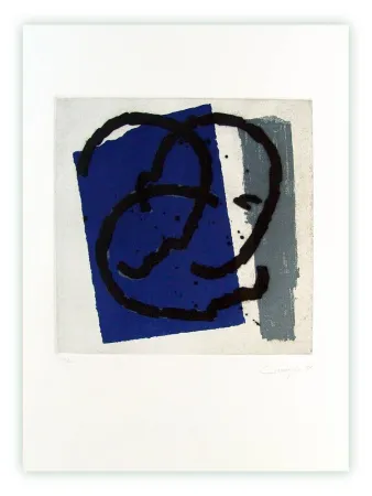 Etching Canogar - Nocturno chileno