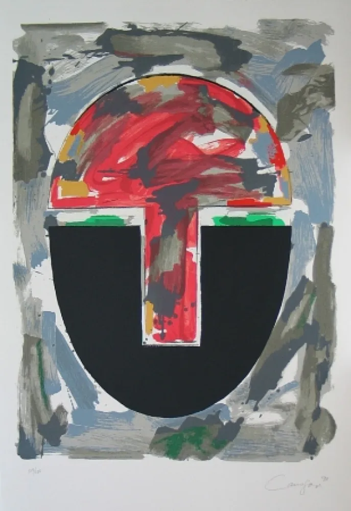 Screenprint Canogar - Olympic Centennial