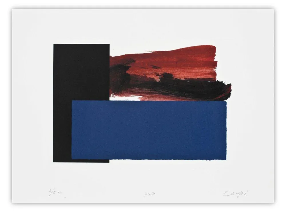 Etching Canogar - Palio