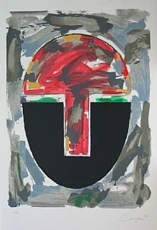 Screenprint Canogar - Sans titre