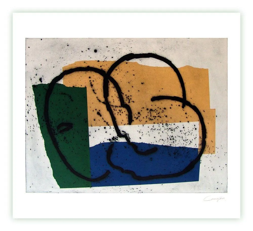 Etching Canogar - Serie constructivista n-7-90