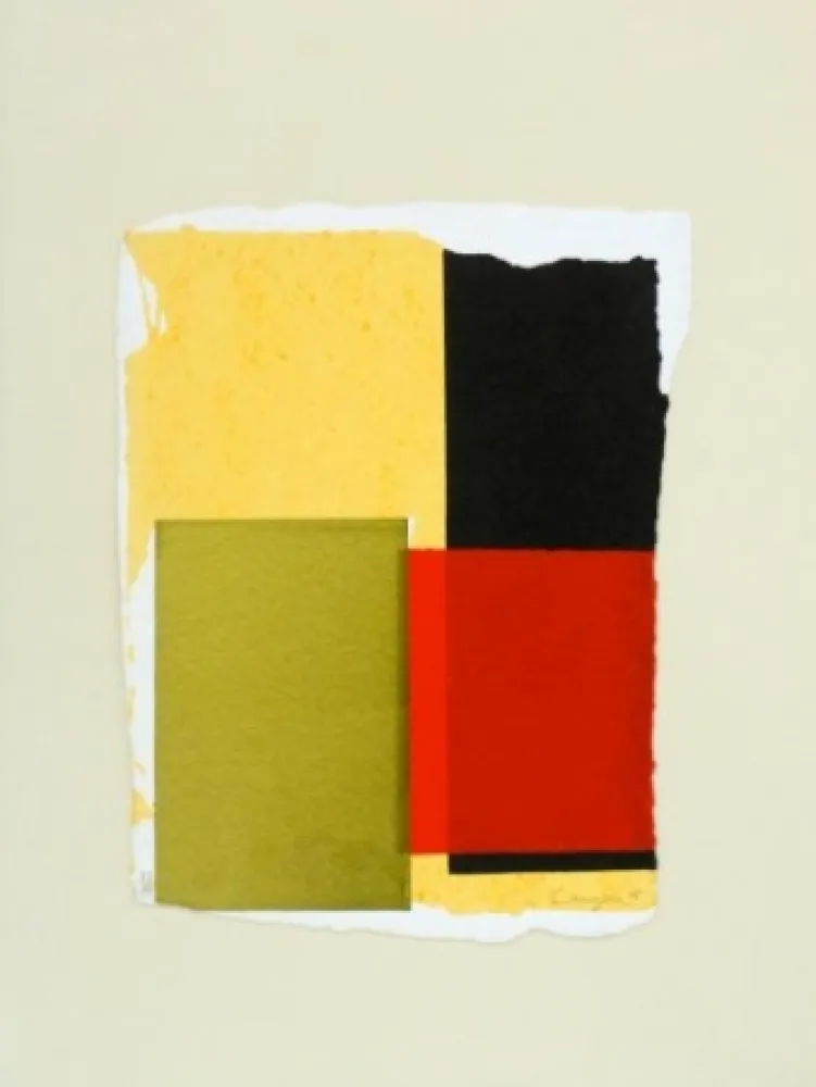 Screenprint Canogar - Sin Titulo