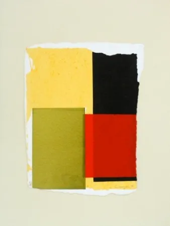 Screenprint Canogar - Sin Titulo