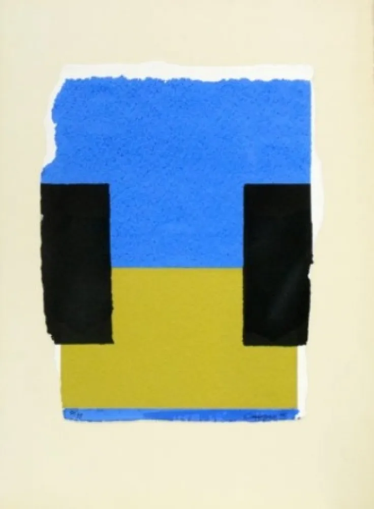 Screenprint Canogar - Sin Titulo