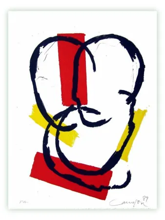 Etching Canogar - ST n-3