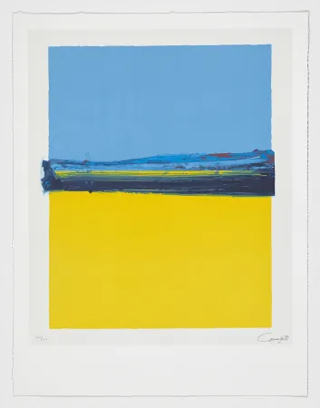 Lithograph Canogar - Ucrania 22