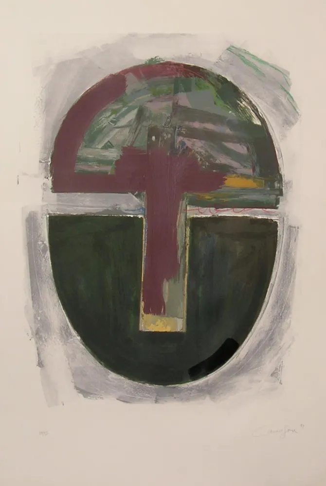 Lithograph Canogar - UNTITLED