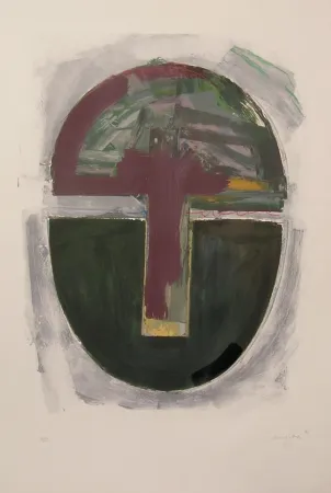 Lithograph Canogar - UNTITLED