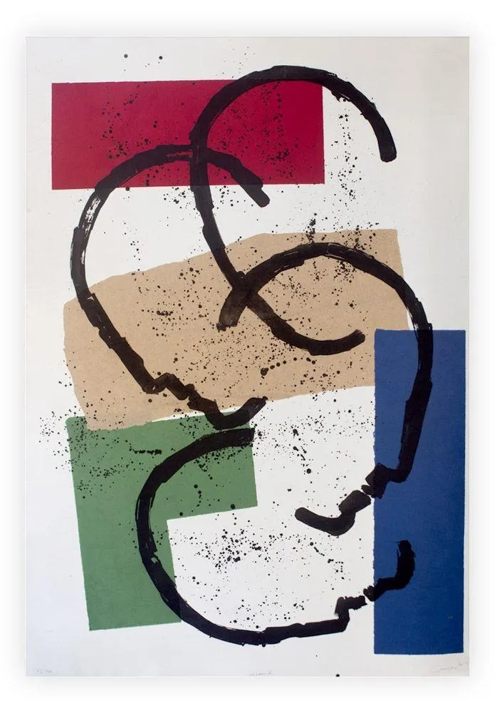 Etching Canogar - Urbano II