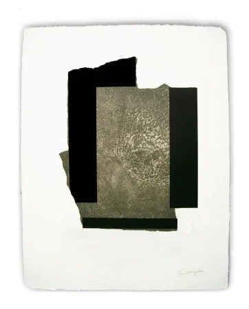 Etching Canogar - Zigurat II