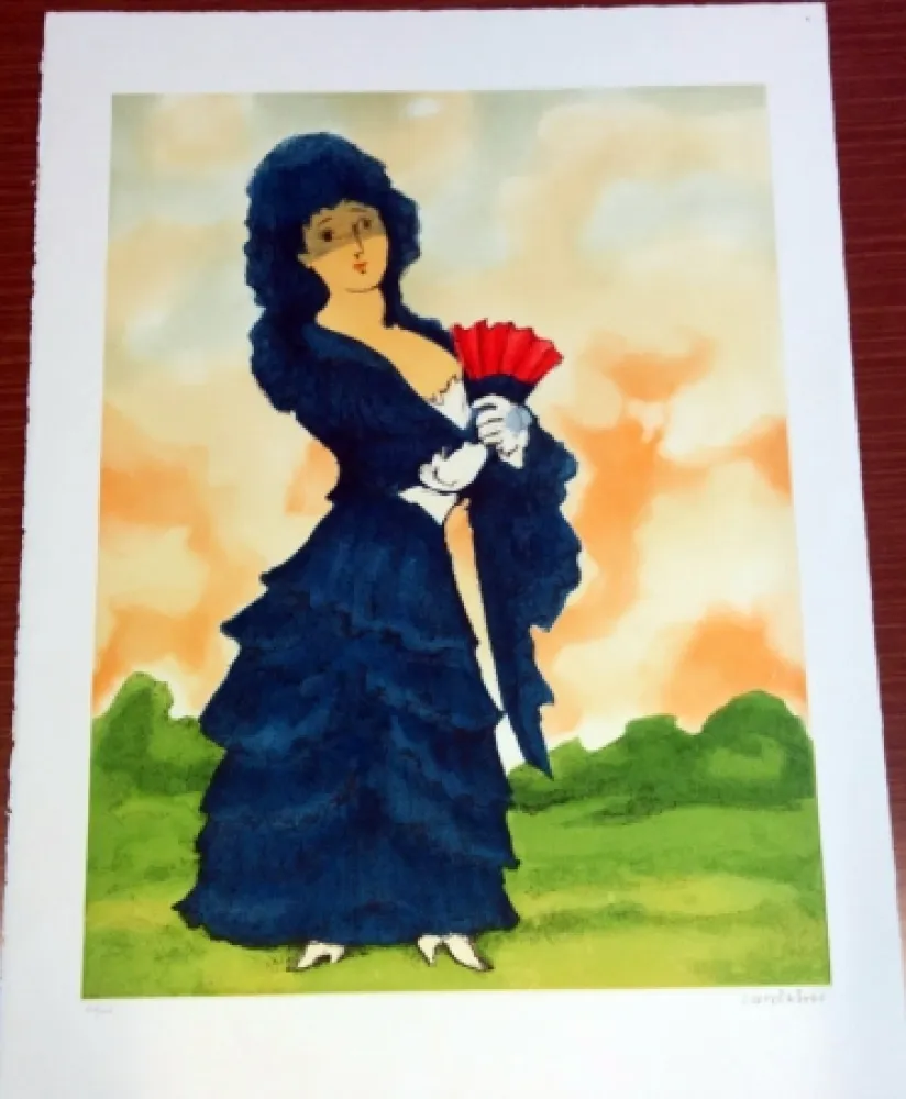 Engraving Cantatore - La spagnola