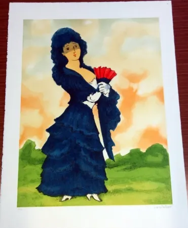 Engraving Cantatore - La spagnola