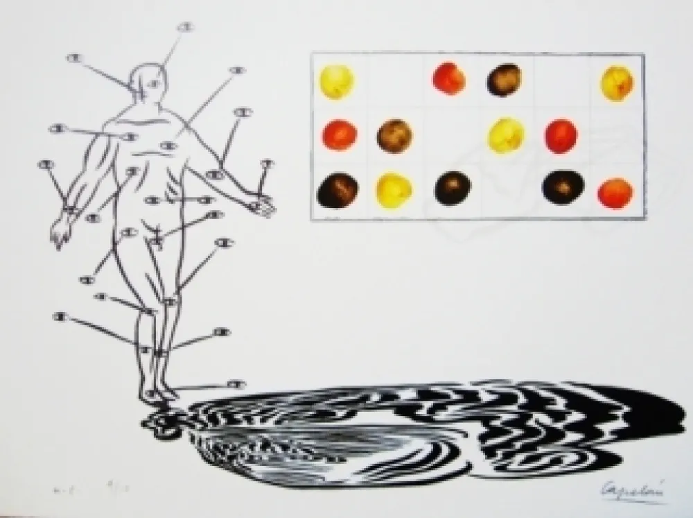 Lithograph Capelan - Sans titre