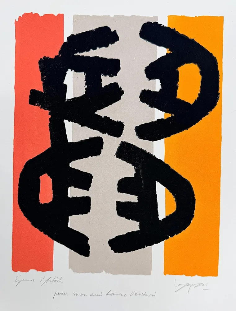 Lithograph Capogrossi - Composizione III