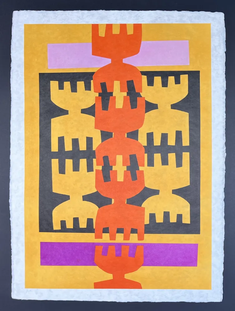 Lithograph Capogrossi - Giuseppe Capogrossi (1900-1972) - Lithograph on Japanese paper - 1970