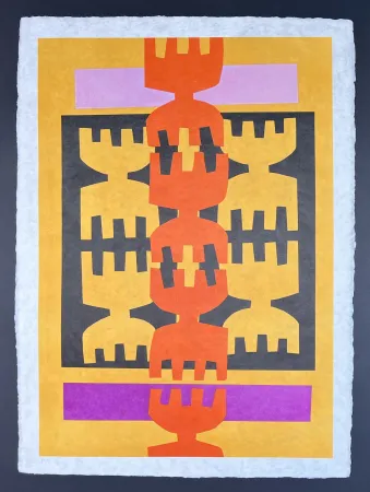 Lithograph Capogrossi - Giuseppe Capogrossi (1900-1972) - Lithograph on Japanese paper - 1970