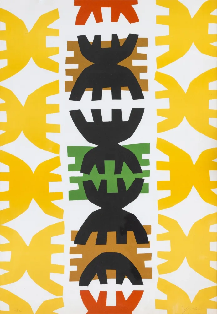 Lithograph Capogrossi - Giuseppe Capogrossi (1900 - 1972) - Quarzo N. 3 - Lithograph on paper - 1970