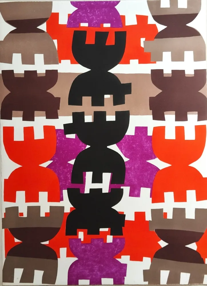 Lithograph Capogrossi - Quarzo 1