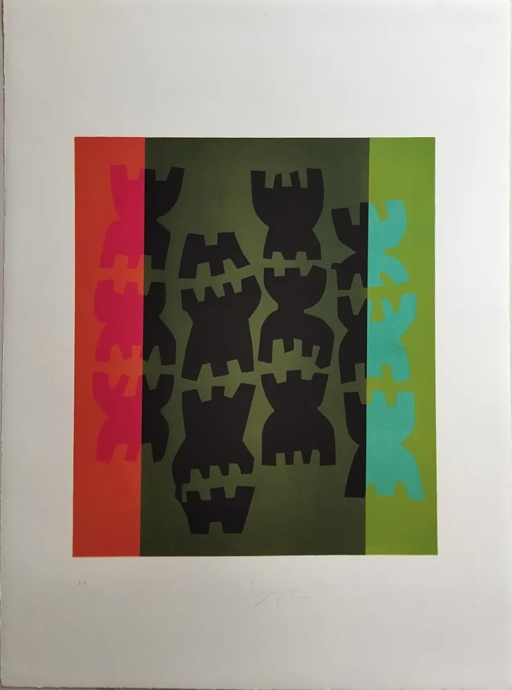 Lithograph Capogrossi - Quarzo 10