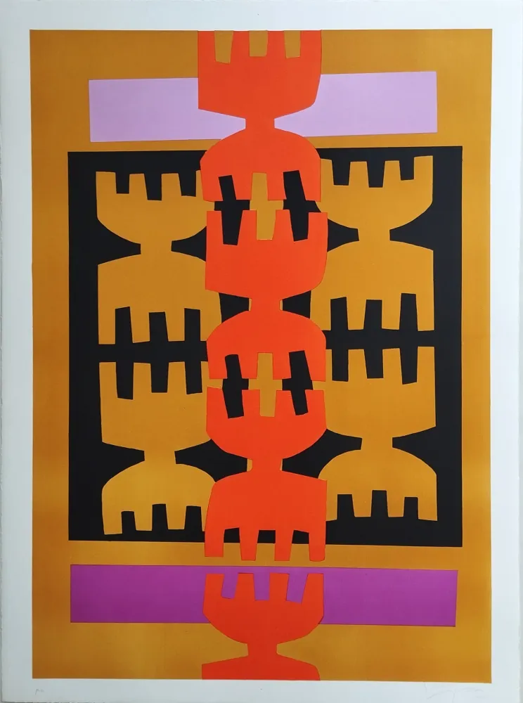 Lithograph Capogrossi - Quarzo 4