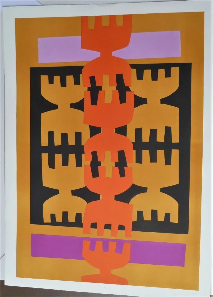 Lithograph Capogrossi - Quarzo 4