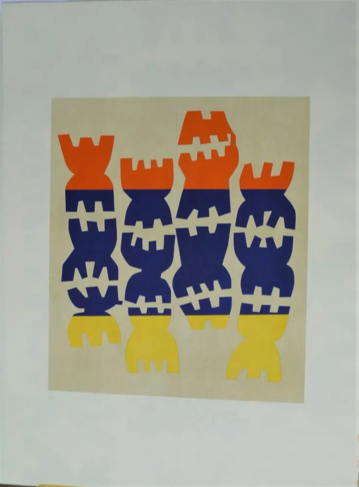 Lithograph Capogrossi - Quarzo 5