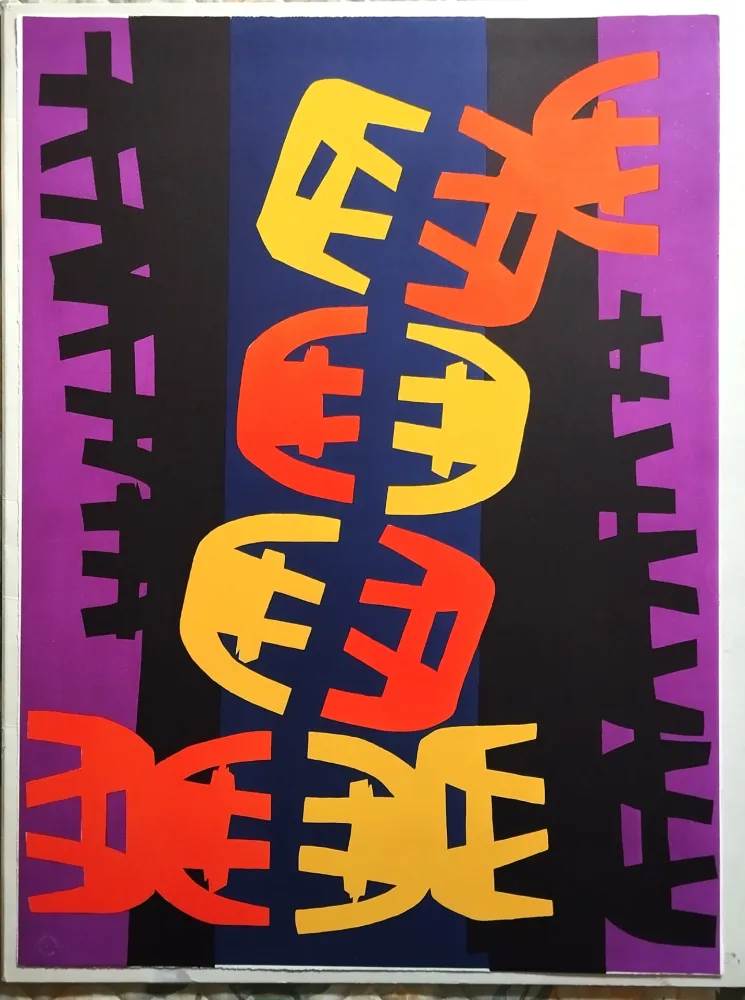 Lithograph Capogrossi - Quarzo 6