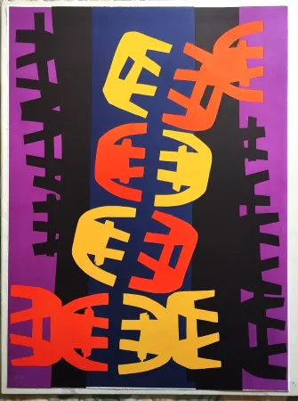 Lithograph Capogrossi - Quarzo 6