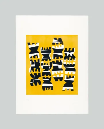 Lithograph Capogrossi - Quarzo 8