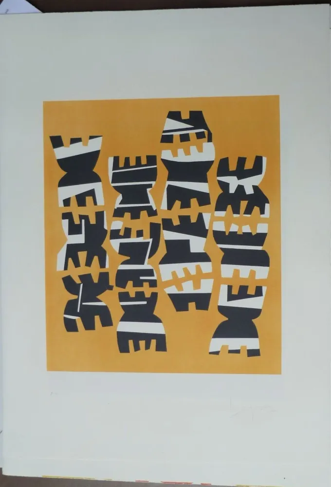 Lithograph Capogrossi - Quarzo 8