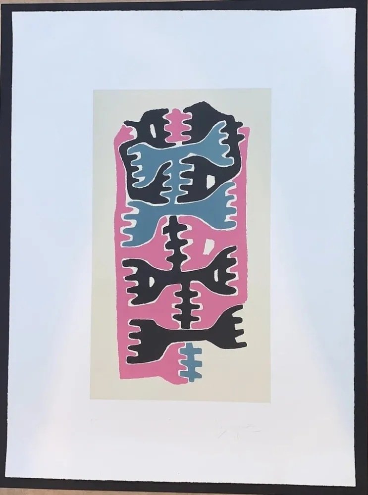 Lithograph Capogrossi - Quarzo 9