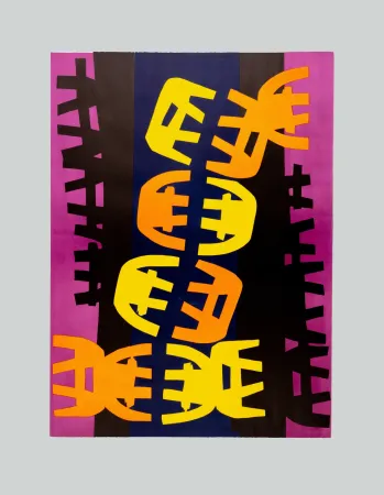 Lithograph Capogrossi - Quarzo n. 6