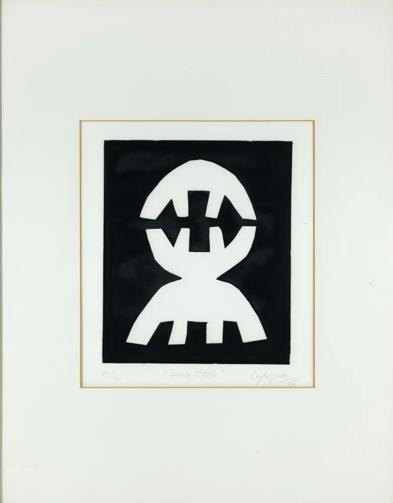 Aquatint Capogrossi - Senza titolo