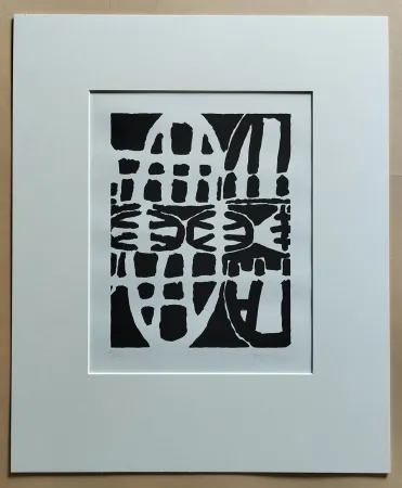 Lithograph Capogrossi - Senza titolo