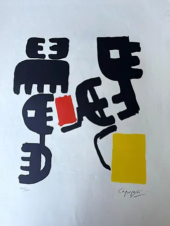 Lithograph Capogrossi - Senza titolo