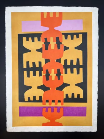 Lithograph Capogrossi - Untitled