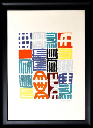 Screenprint Capogrossi - Untitled