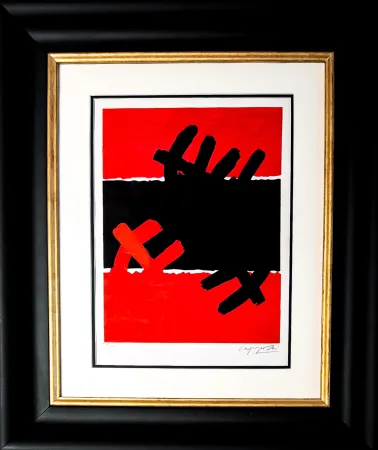 Lithograph Capogrossi - Untitled