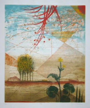 Etching And Aquatint Carcan - Été