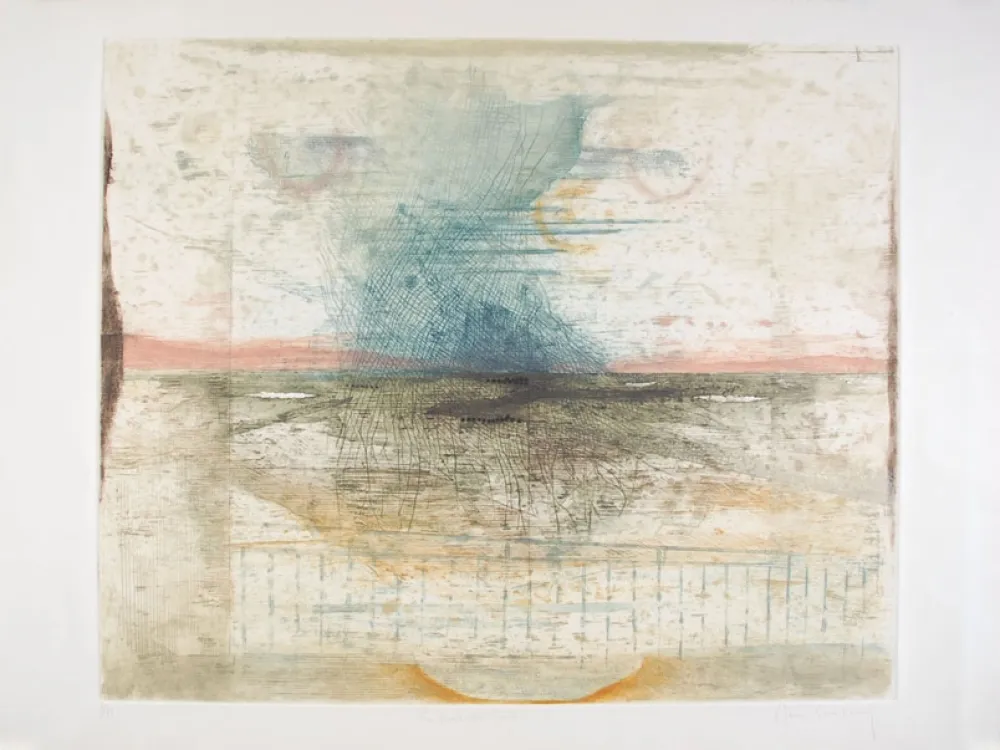 Etching And Aquatint Carcan - Le vent du Nord (Receuil 