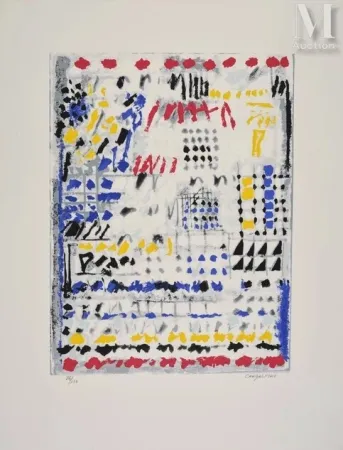 Lithograph Cargaleiro - Orphée (1983)